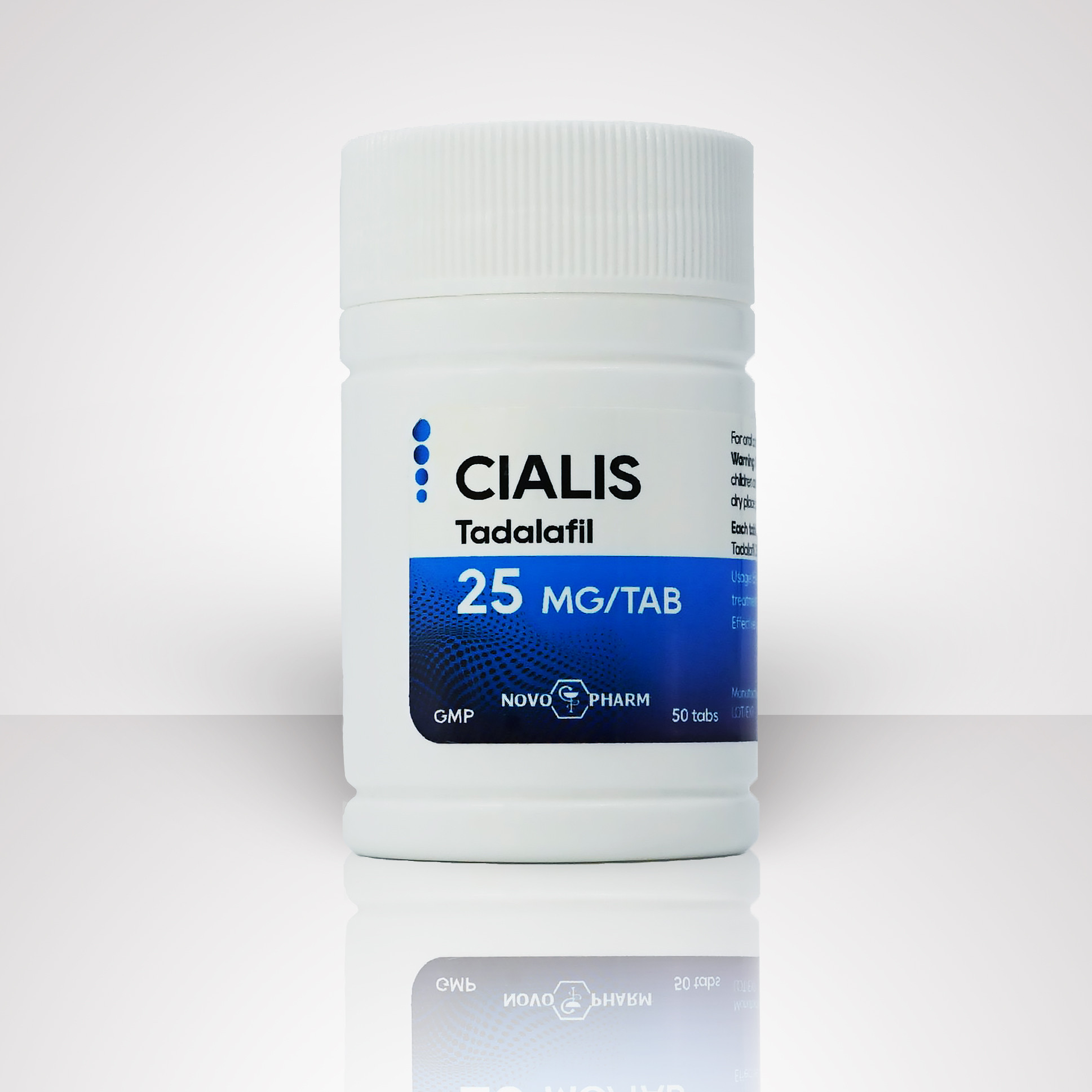 Buy Novo-Pharm Cialis - Tadalafil 25mg/50tabs | 60.000 Orders Shipped