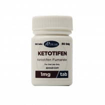 Ketotifen (Removes Clen Side Effects) 1mg/60tabs - Pharmacy Grade