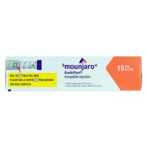 Mounjaro (Tirzepatide) KwikPen 15 mg / 4 Doses (8 weeks supply)