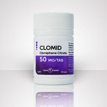 Clomid - Clomiphene (Anti-estrogen, PCT) 50mg/50tabs - NovoPharm