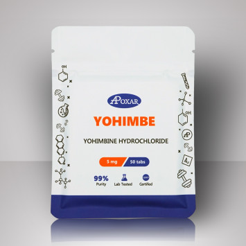 Yohimbe (Yohimbine Hydrochloride) 5mg/50tabs - Apoxar