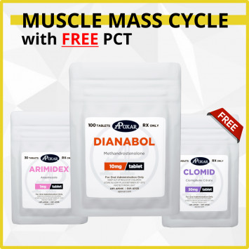 Dianabol Oral Cycle with Free PCT - 6 Weeks - Muscle Mass