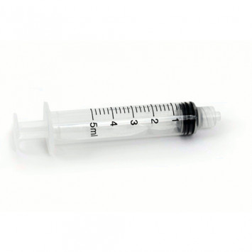 Luer Lock 5cc Syringe Only pack of 10