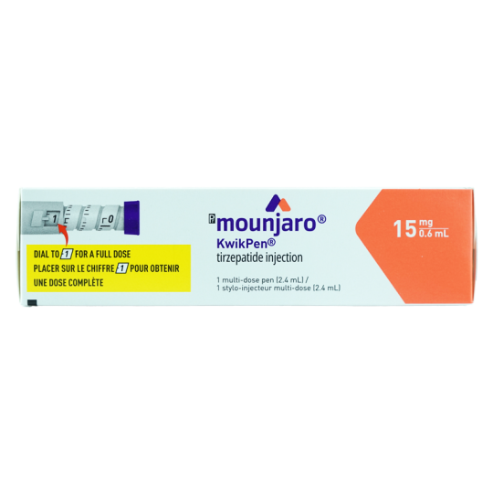 Mounjaro (Tirzepatide) KwikPen 15 mg / 4 Doses (8 weeks supply)