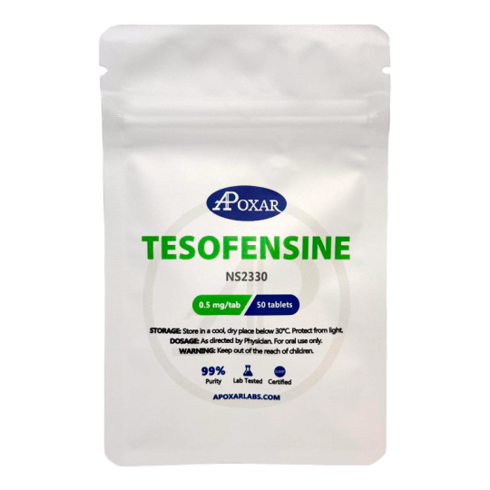 Tesofensine NS-2330 (Energy, Focus, Clarity, Fat Loss) 0.5mg/50tabs - Apoxar