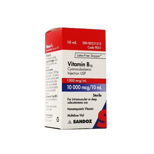 Vitamin B12 10,000mcg/10ml - Pharmacy Grade