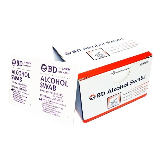 Alcohol swabs 100/box