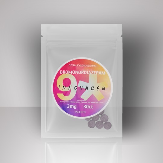 Bromonordiazepam (Desalkylgidazepam) 3mg/30tabs - Innovagen
