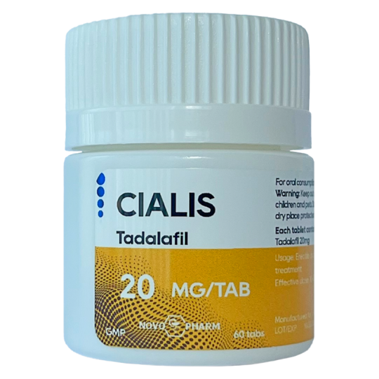 Cialis - Tadalafil 20mg/30tabs - NovoPharm