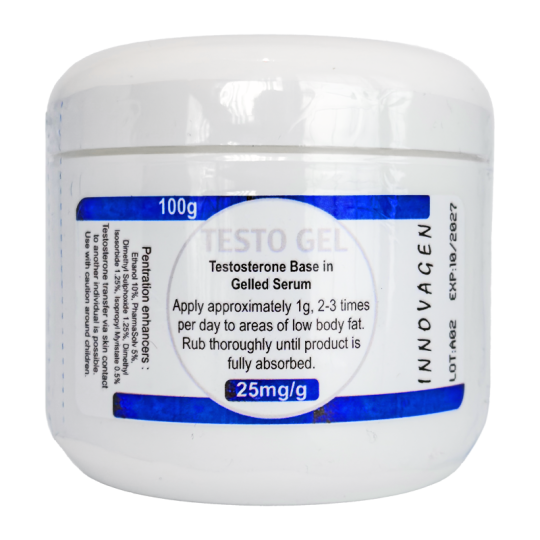 Testosterone Gel 25mg/g (100g) Cream - Innovagen