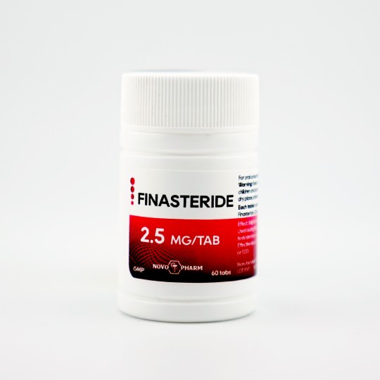 Finasteride 2.5mg/30tabs (Hair Loss/Prostate Health) | NovoPharm