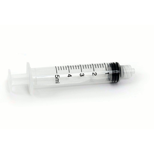 Luer Lock 5cc Syringe Only pack of 10