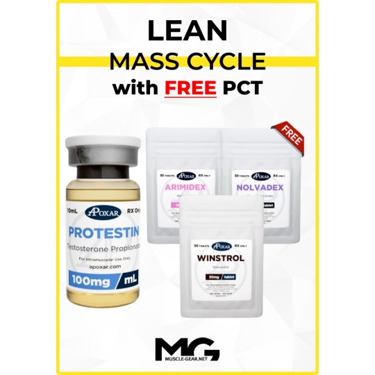 Testosterone Propionate and Winstrol Cycle with Free PCT - 6 Weeks - Lean Muscle Mass