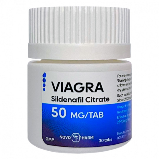 Viagra - Sildenafil 50mg/30tabs - NovoPharm
