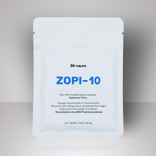 Zopiclone 10mg 30 tablets - Generic