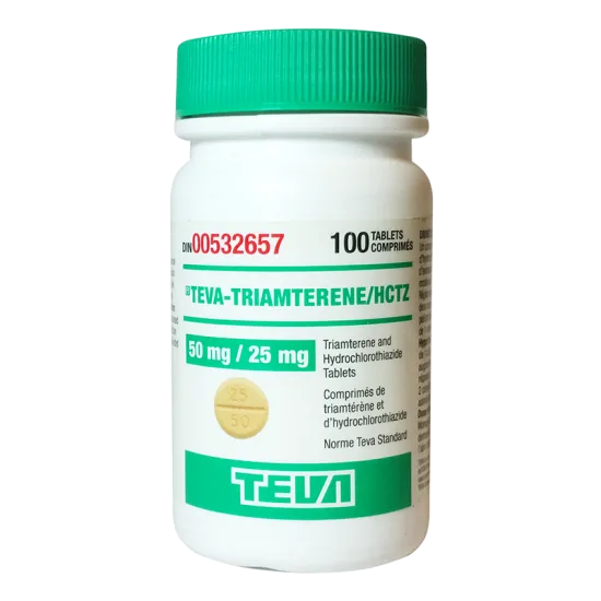 Triamterene 75mg/100tabs (diuretic) - Canadian Generic-207 Triamterene 75mg/100tabs (diuretic) - Canadian Generic-207
