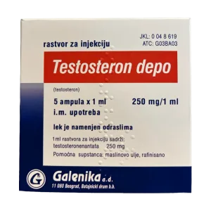 Testosterone Enanthate 250 mg/mL – 1 ampule | Galenika-1101 Testosterone Enanthate 250 mg/mL - 1 ampule | Galenika-1101