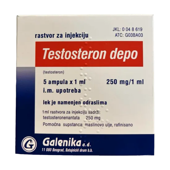 Testosterone Enanthate 250 mg/mL - 1 ampule | Galenika-1101 Testosterone Enanthate 250 mg/mL - 1 ampule | Galenika-1101