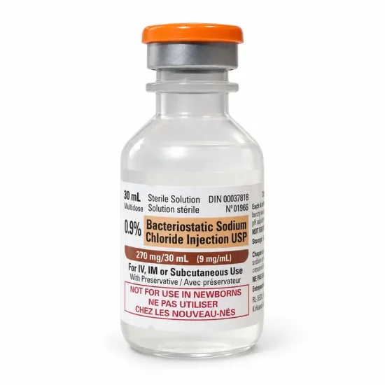 1446-mg-ai Bacteriostatic Sodium Chloride injection USP 270mg/30ml