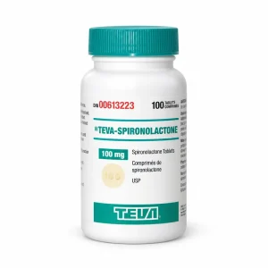 Spironolactone 100mg/100tabs (diuretic) – Canadian Generic