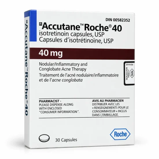 1466-mg-ai Accutane – Isotretinoin 40mg/30caps – Canadian Generic