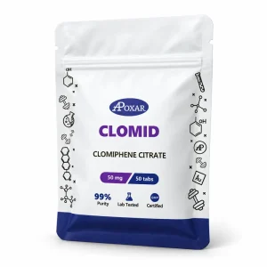 Clomid – Clomiphene (Anti-estrogen, PCT) 50mg/50tabs – Apoxar
