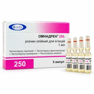 Omnadren 250mg/mL – Testosterone Blend, Jelfa