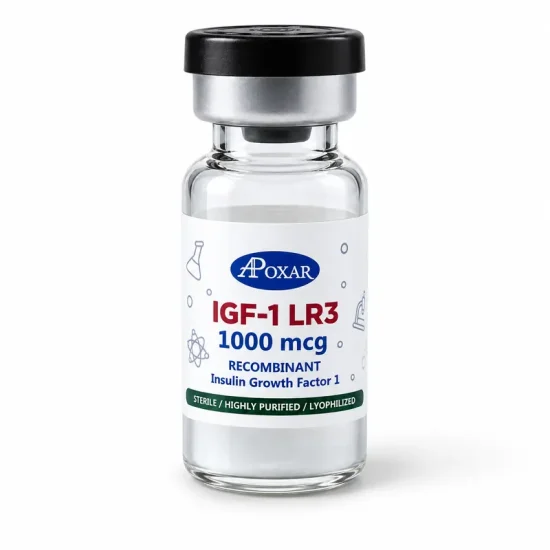 1533-mg-ai IGF-1 LR3 1000mcg/vial RECOMBINANT (not synthetic) Receptor Grade – Apoxar