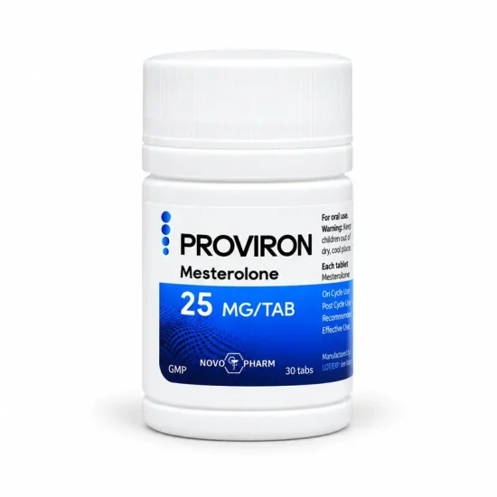 Proviron – Mesterolon 25mg/30tabs – NovoPharm corrected product image Proviron – Mesterolon 25mg/30tabs – NovoPharm