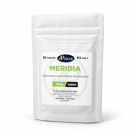 1571-mg-ai Meridia – Sibutramine (Fat Loss) 15mg/50tabs – Apoxar