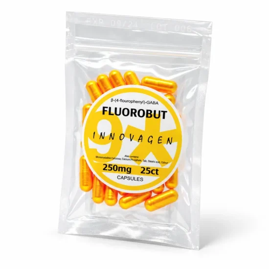Fluorobut (Smart Drug) – 4-Fluorophenibut 150mg/50caps – Innovagen