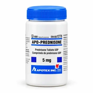 Prednisone 5mg/100 (Anti-inflammatory) – Pharmacy Grade