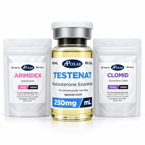 Testosterone Cycle with Free PCT – 8 Weeks – Muscle Mass