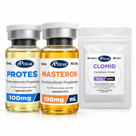 1654-mg-ai Testosterone Propionate and Masteron Cycle with Free PCT – 6 Weeks – Fat Burning and Lean Look