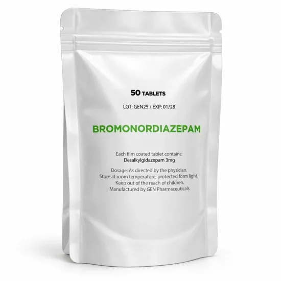 1661-mg-ai Bromonordiazepam – Desalkylgidazepam (Sleeping Aids) – 3mg/50tabs – GEN