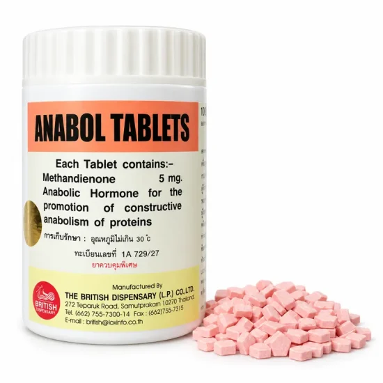 1665-mg-ai Anabol British Dispensary 5mg/800tabs (many crushed tabs) – Pharmacy Grade