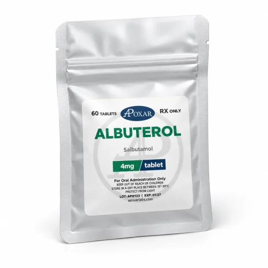 1713-mg-ai Albuterol – Salbutamol (Weight Loss) 4mg/60tabs – Apoxar