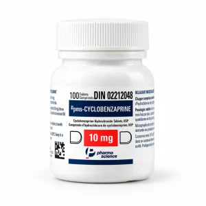 Cyclobenzaprine (Muscle Relaxant) 10mg/tab, 100tabs | PharmaScience