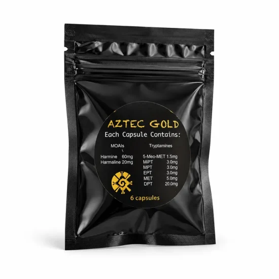 1726-mg-ai Aztec gold (MAOI & Tryptamines) 115.5mg/tab, 6tabs | Innovagen