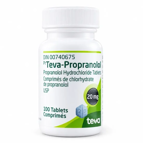 1773-mg-ai Propranolol (blood pressure) 20mg/100tabs – Canada Pharmacy