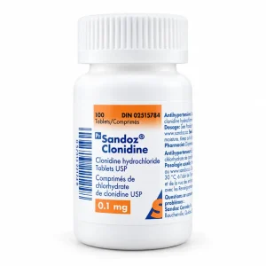 Clonidine (blood pressure) 0.1mg/100tabs – Canada Pharmacy