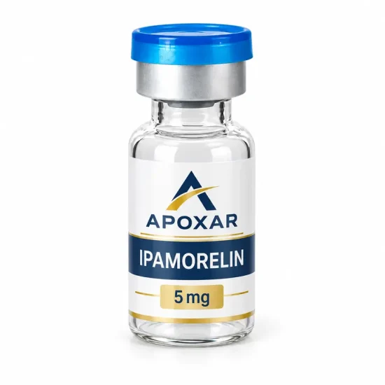Ipamorelin (anti aging, fat loss, muscle mass) 5mg – Apoxar corrected product image Ipamorelin (anti aging, fat loss, muscle mass) 5mg – Apoxar