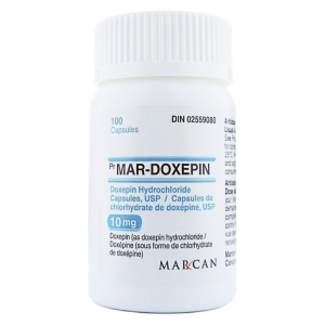Doxepin (antidepressant) 10mg/100tabs - Canada Pharmacy