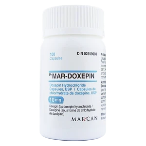Doxepin (antidepressant) 10mg/100tabs - Canada Pharmacy