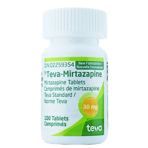 Mitrazapine (antidepressant) 30mg/100tabs - Canada Pharmacy