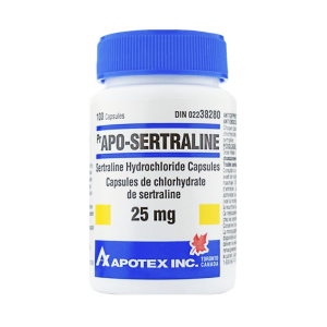 Sertraline (antidepressant) 25mg/100tabs - Canada Pharmacy