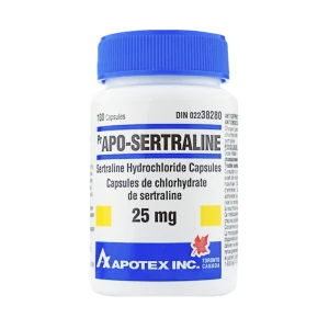 Sertraline (antidepressant) 25mg/100tabs - Canada Pharmacy