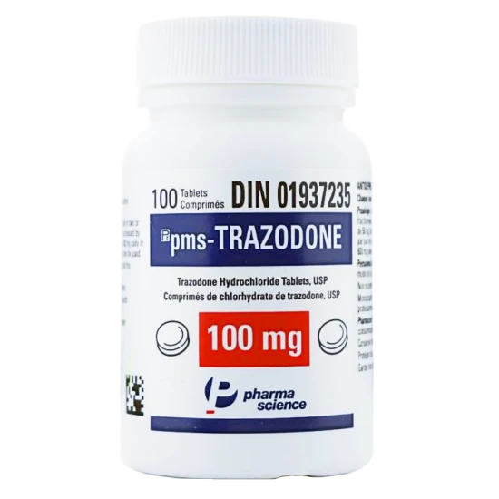 Trazodone (antidepressant) 100mg/100tabs - Canada Pharmacy