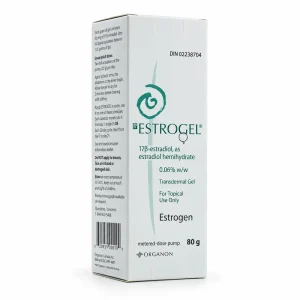 Estrogel (Estradiol 0.6mg/g gel, 80g) Organon, Canada