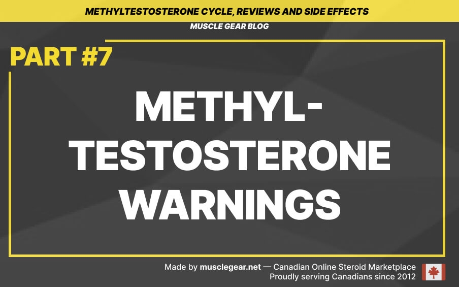 Methyltestosterone use warnings